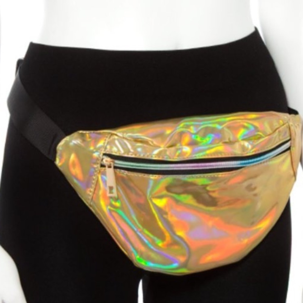 Holographic Gold Fanny Pack